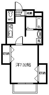 プチメゾン宇都パート2 間取り