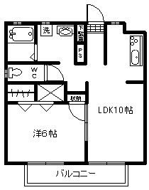 プチメゾン若葉Ｉ 間取り