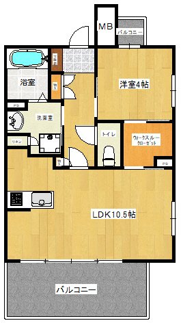 フロンティアききつⅢ 間取り
