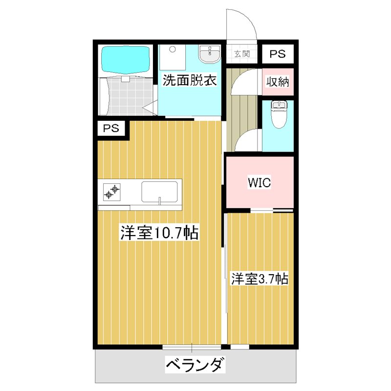 トレス天満B 間取り