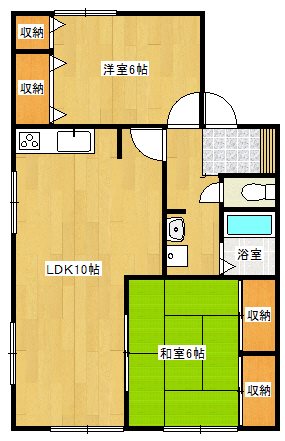 セジュール山口　パート2 間取り