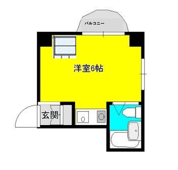 ツインリーフ相模原  401号室 間取り