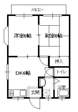 パークホーム相模 201号室 間取り