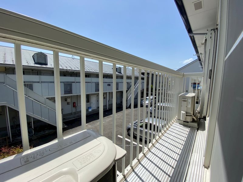 グレージュキャッスル2号棟 ベランダ
