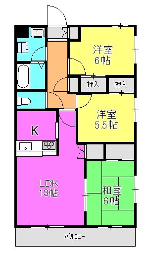 ドルフソニアドーロ 201号室 間取り