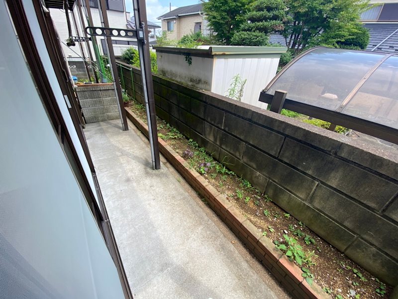 たちばなハイツB ベランダ