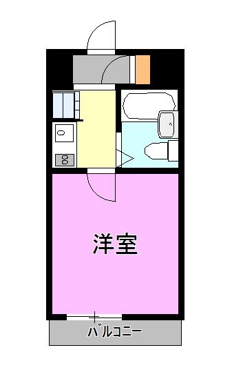 グレース近沢  202号室 間取り