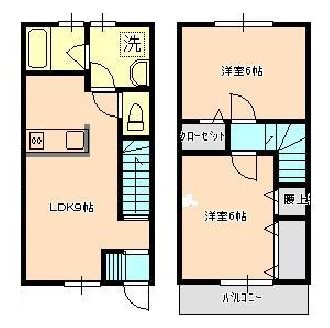 プラムメゾン 2号室 間取り
