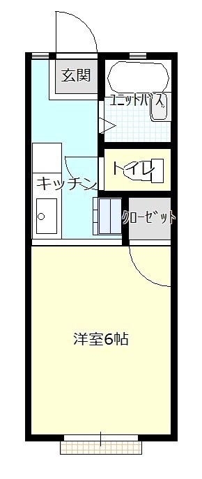 アークヒル A205号室 間取り