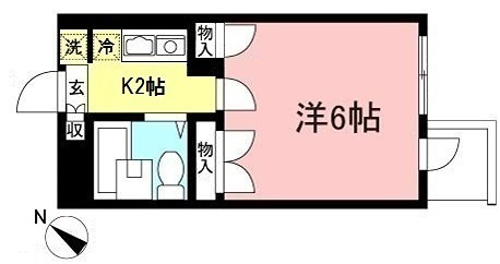 グレース・アイ 203号室 間取り