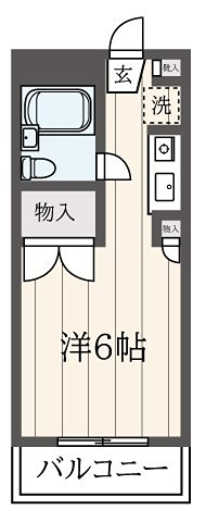 メゾン東中野   201号室 間取り