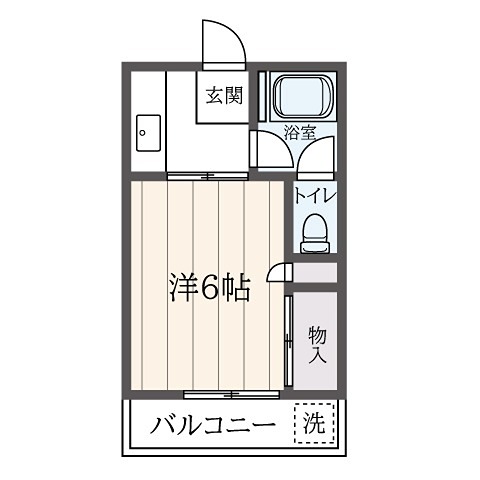 ニューオーツカマンション 202号室 間取り