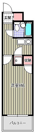 クレスト１ 103号室 間取り