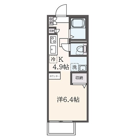 アヴァンセⅡ 103号室 間取り