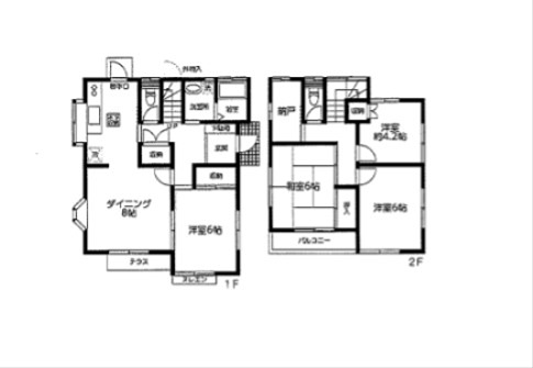 小山邸貸家 間取り
