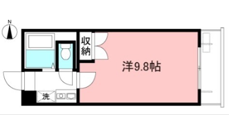 トマトⅡ 101号室 間取り
