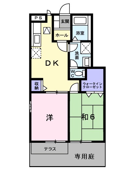 ジェントルブリーズ 102号室 間取り