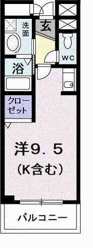 ブレヴェン 302号室 間取り