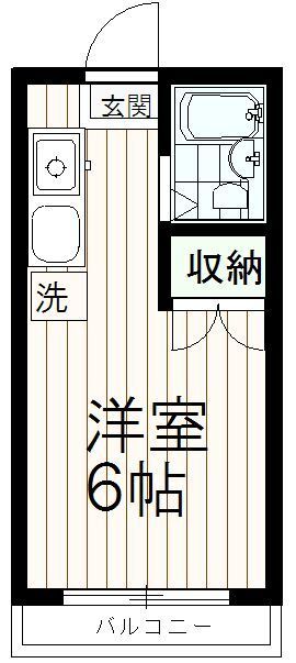 プレジオ多摩 105号室 間取り