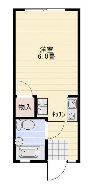 アレイ古淵１番館 203号室 間取り