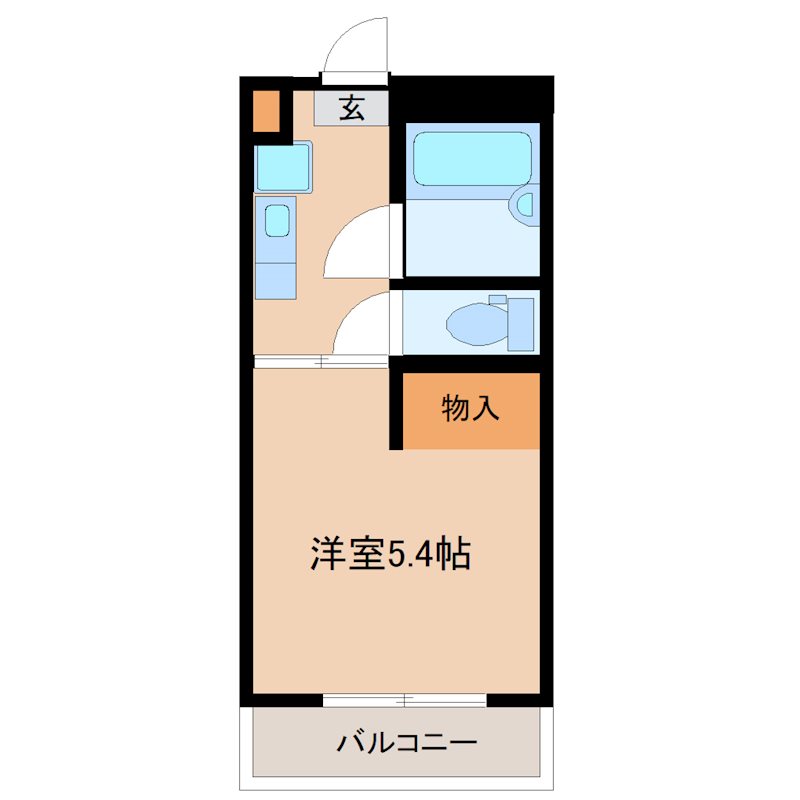 ニューハイム井上 410号室 間取り