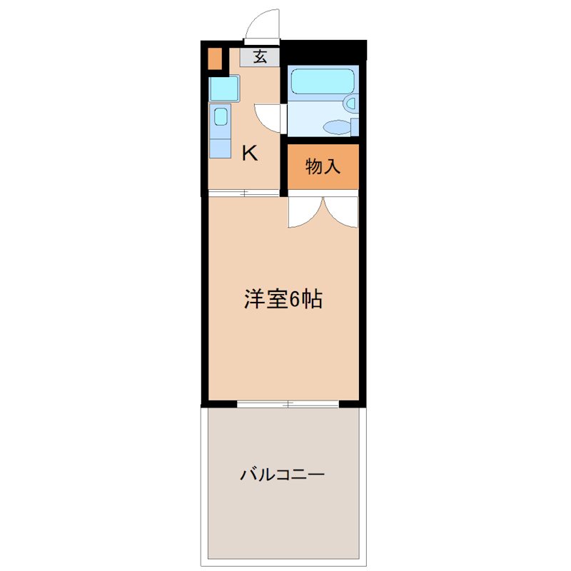 ニューハイム井上 305号室 間取り