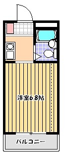 ウエストウッド   314号室 間取り