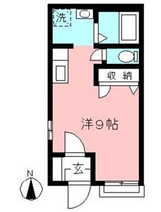 ディアス・S 101号室 間取り