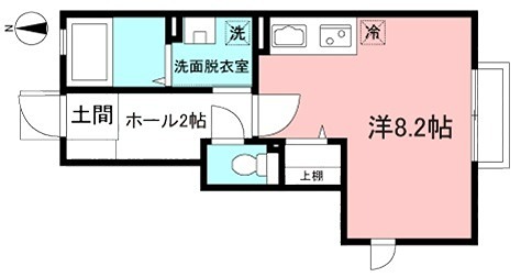 アルブル 101号室 間取り