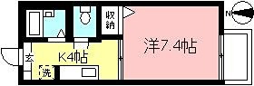 アヴァンセⅡ 203号室 間取り