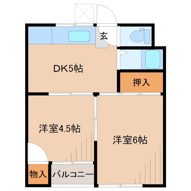 ユニバース７ 305号室 間取り
