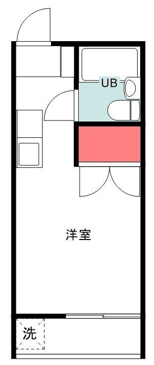 グランドール小林 102号室 間取り