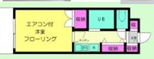 ベルハイツ３　 208号室 間取り