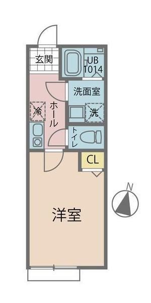 ポーラスター南橋本 105号室 間取り