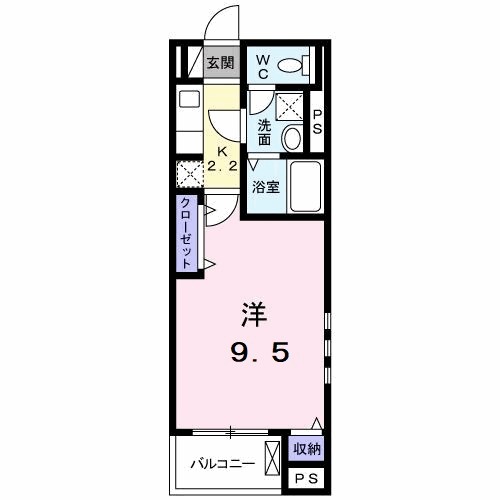 シャローム　Ｋ 101号室 間取り