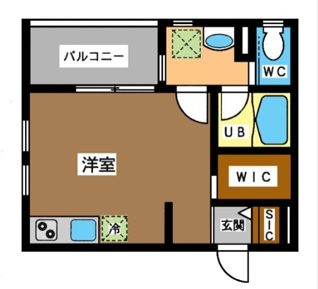ヒルクレスト 301号室 間取り