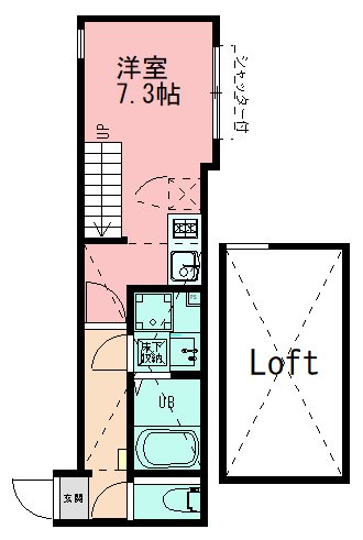Konomi Terrace 105号室 間取り
