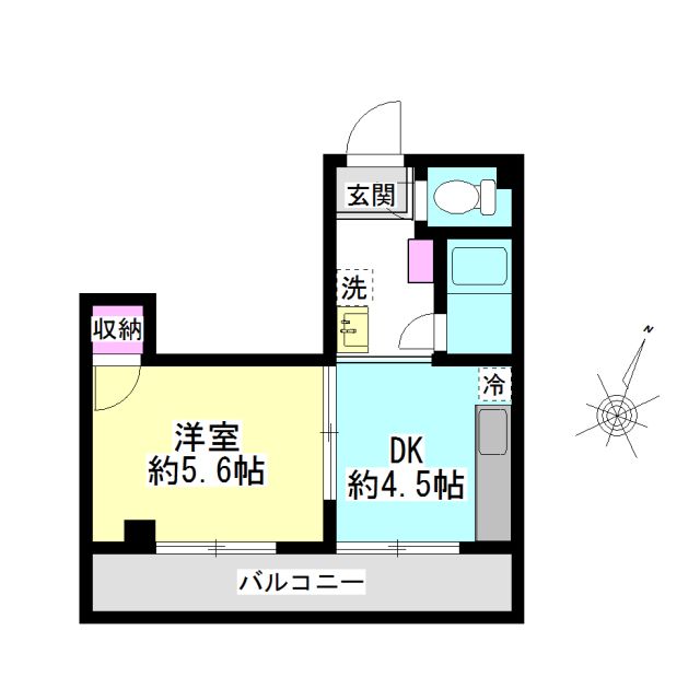 トレドール相模大野 302号室 間取り
