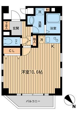聖蹟Ｒｉｏ 401号室 間取り