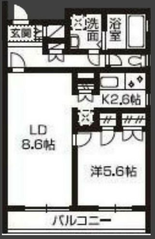 サーティーフォーⅡ 301号室 間取り