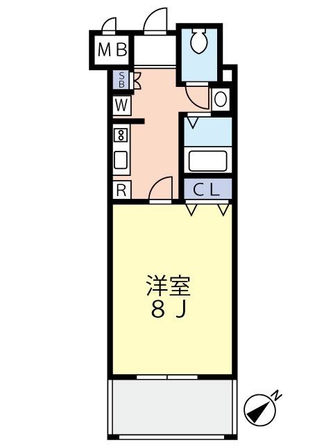グランヴァンウエストヴィル町田 904号室 間取り