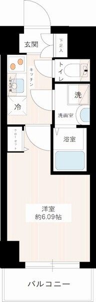 ＭＡＸＩＶ八王子ＤＵＥ 202号室 間取り