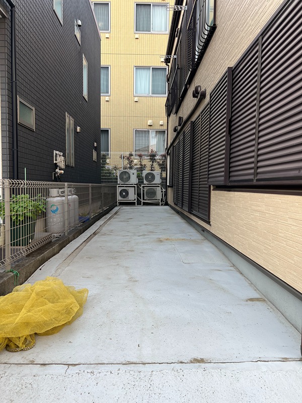 広野台アパート ベランダ