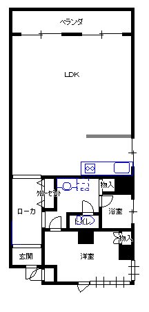 カンノインビル 402号室 間取り
