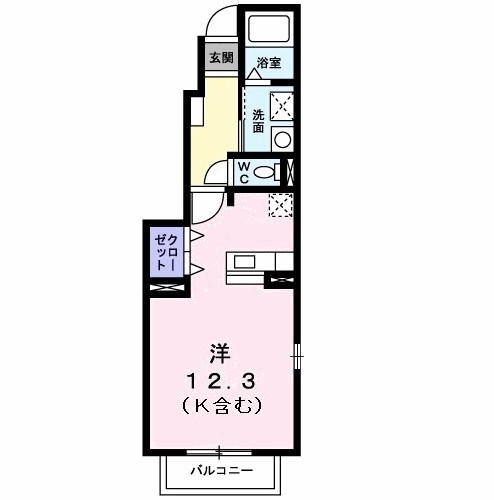 アーカイブス 101号室 間取り