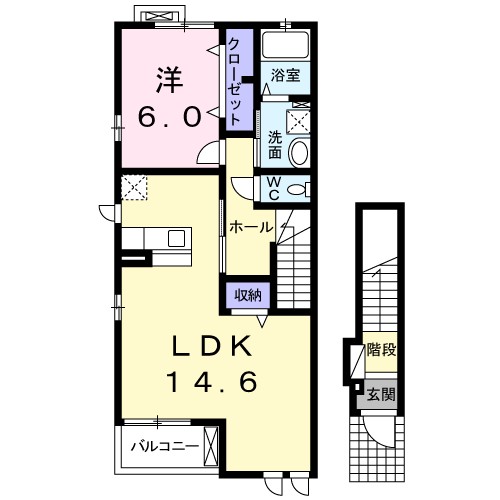 ｍａｉｓｏｎ　ｕｔｅｎａ 間取り図