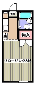 パークハイツラパス 205号室 間取り