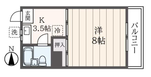 上原ビル 203号室 間取り