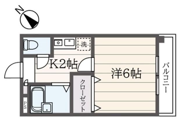 ハイツレインボー 302号室 間取り