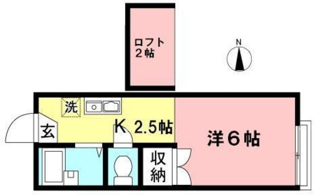 シルクロードＮ’ｓ 202号室 間取り